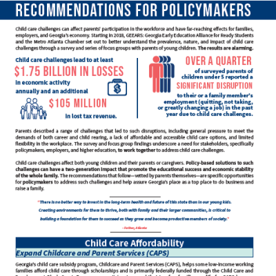 Advancing Opportunity: Recommendations for Policymakers