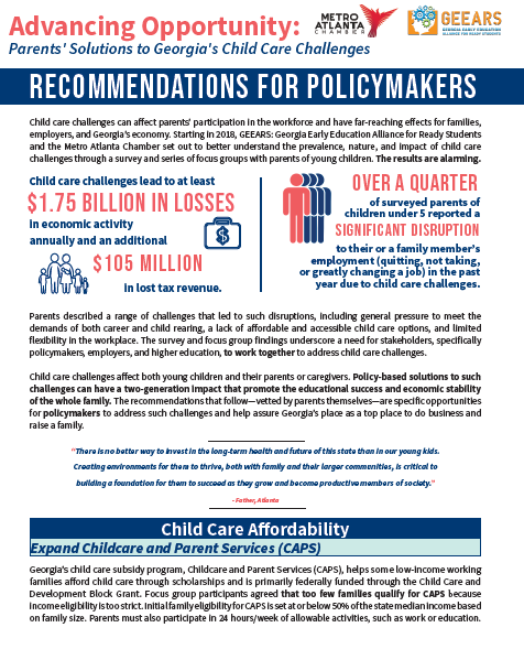 Recommendations for Policymakers